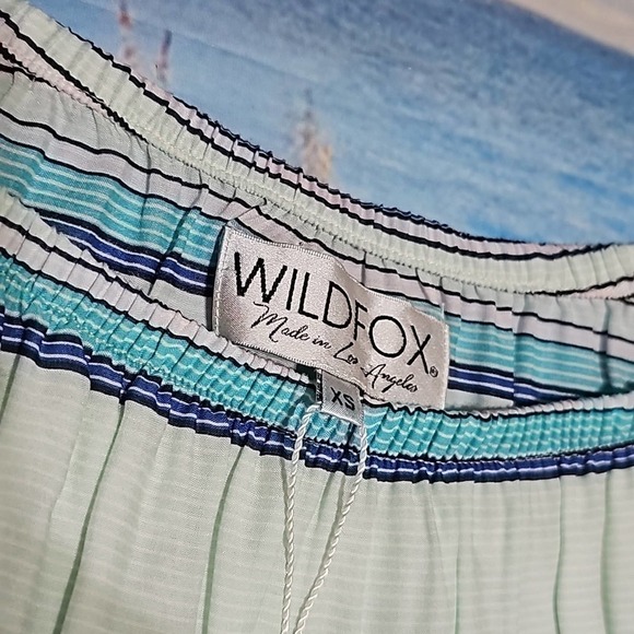 Wildfox Striped‎ Off the Shoulder Top XS NWT - Picture 4 of 7